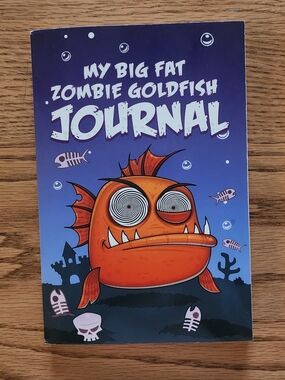 NWOT My Big Fat Zombie Goldfish Journal Paperback Lined 8x6 Notebook